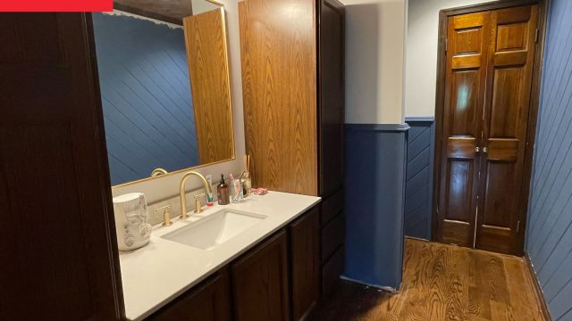 Transforming a Retro Bathroom with a Modern Americana Flair