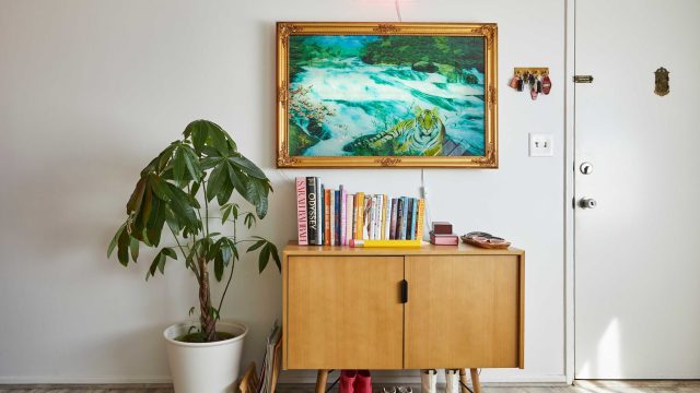 Transform Your Entryway with Affordable Electric Blue Storage Solutions