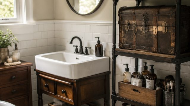 Transforming Your Bathroom: Creative Storage Solutions with Vintage Touches
