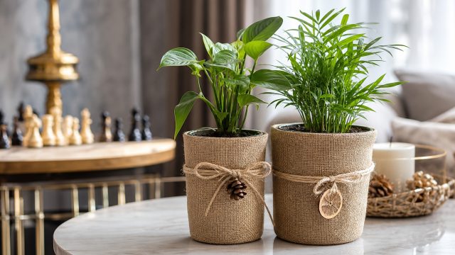 Transform Your Planters: A Stylish Burlap Solution for Plastic Pots | sgo777 slot login, pelangislot