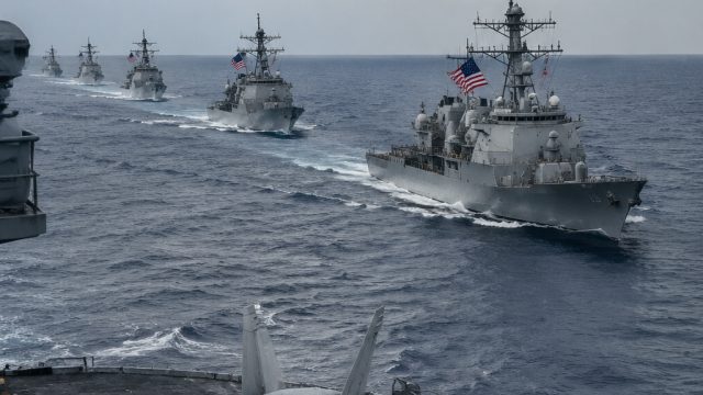 Heightened Tensions: China's Maritime Maneuvers Near Taiwan Prompt U.S. Response